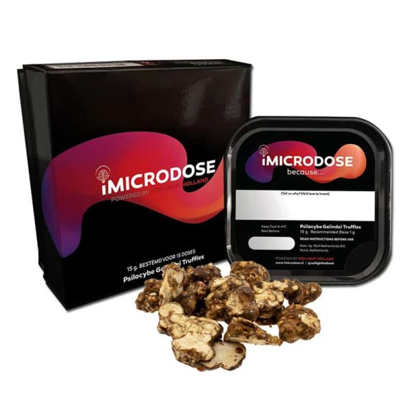 iMicrodose truffels met verpakking